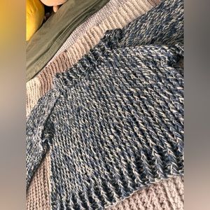 Handmade knit sweater crop women’s